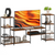 HOMCOM TV Unit for TVs up to 60 Inches, Industrial TV Stand with Shelves - 192W x 33D x 93H cm