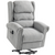 HOMCOM Power Lift Recliner Chair for Elderly with Remote Control, Grey - Grey