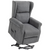 HOMCOM Power Lift Chair, Fabric Recliner Armchair w/ Remote Charcoal Grey