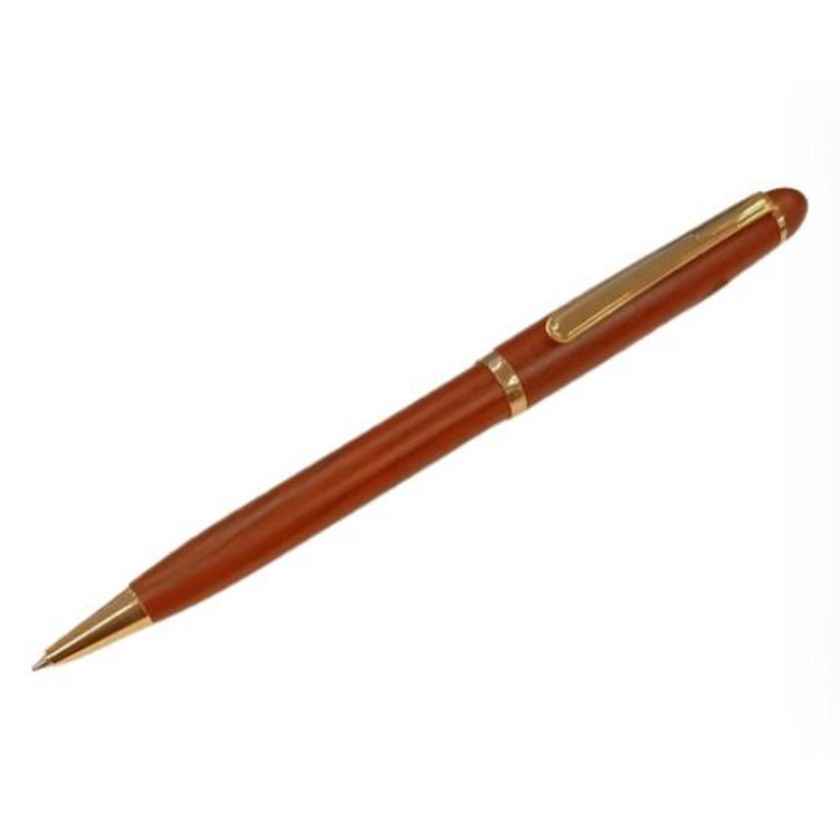 Imperial Wood Dark Brown Gold Trim Pen IMP312R