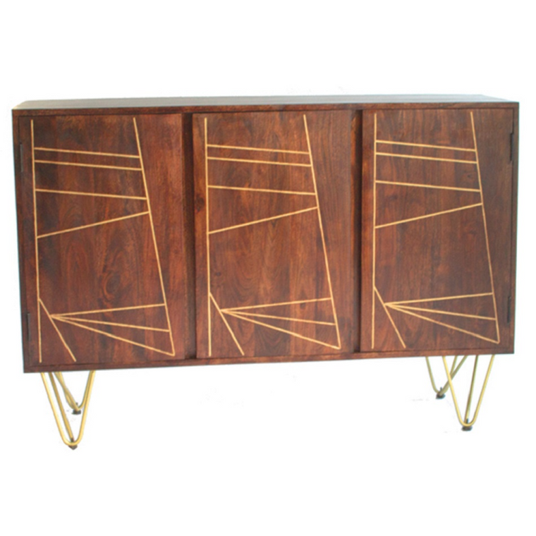 Dark Gold Large Sideboard