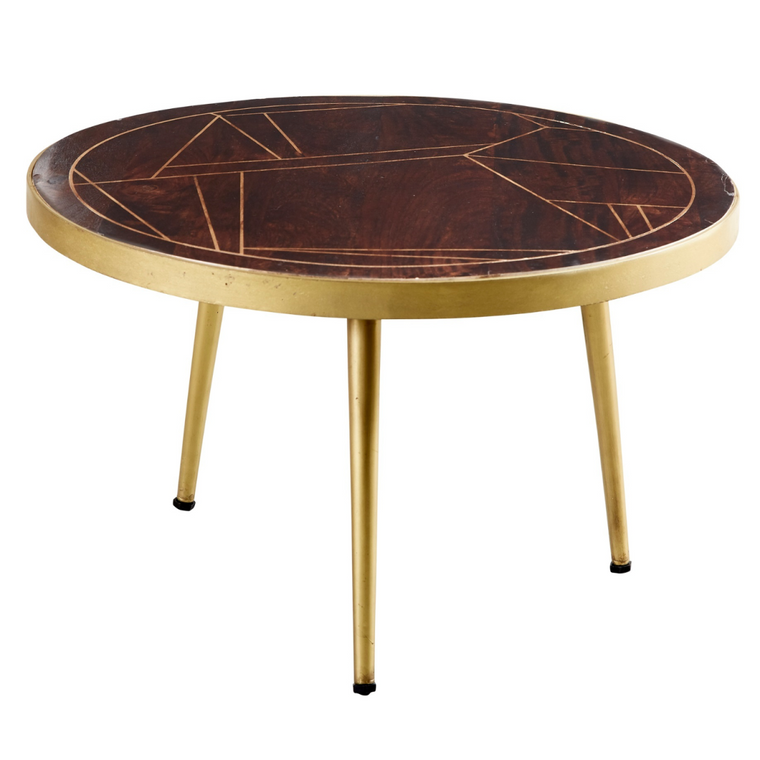 Dark Gold  Round Coffee Table