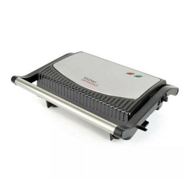 KitchenPerfected Health Grill and Panini Press - Black Steel