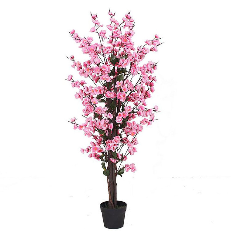 High-Quality 120cm Artificial Pink Blossom Tree
