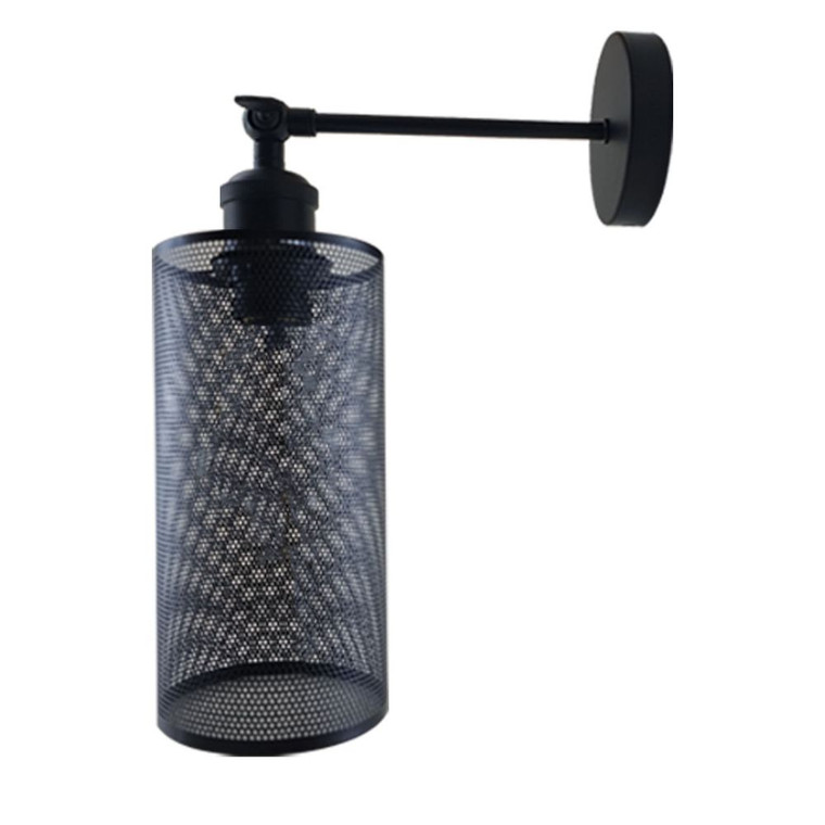 Vintage Industrial Rustic Wall Light - High Quality Fixture - UK Seller - With Bulb / Black 1