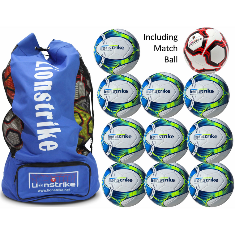 Lionstrike Matchday Football Multipack Bundle - Size 3 Multipack / Turquoise