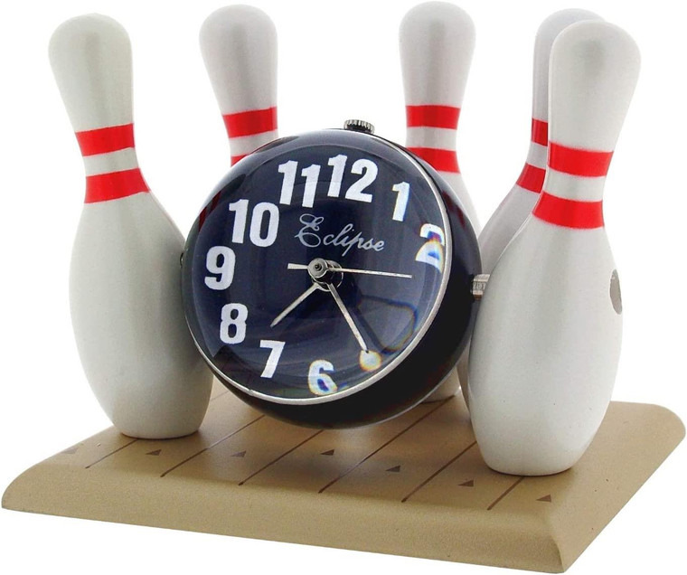 Miniature Clock Rotating Bowling Ball IMP426 - CLEARANCE NEEDS RE-BATTERY