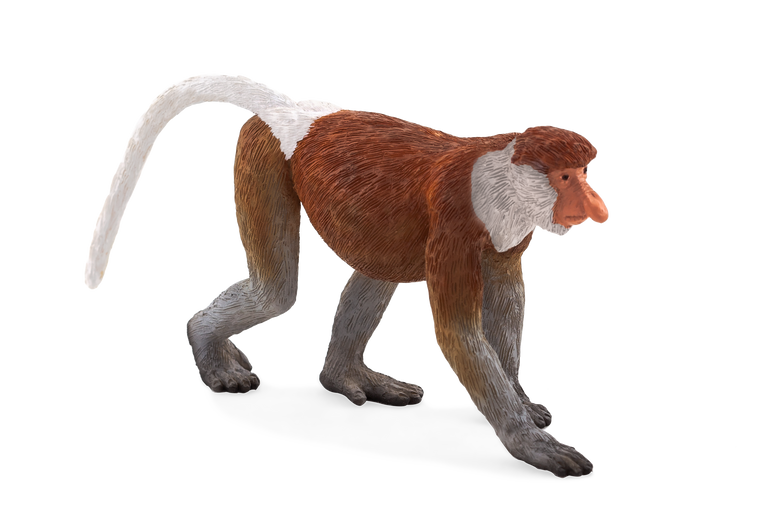 Proboscis Monkey Toy Realistic Rainforest Wildlife Model