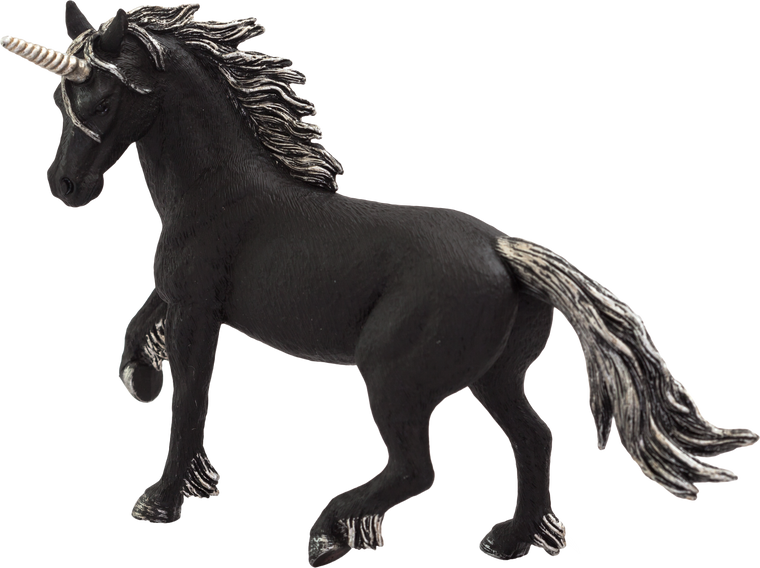 Dark Unicorn Toy Fantasy Mythical Creature Figure