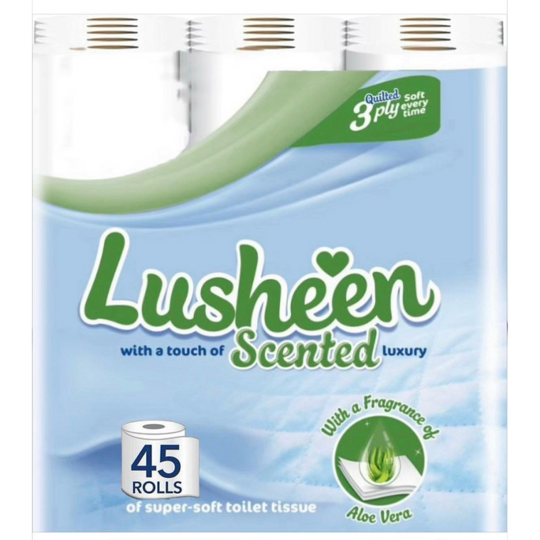 TASK LUSHEEN ALOE X 45 SOFT TOILET ROLLS
