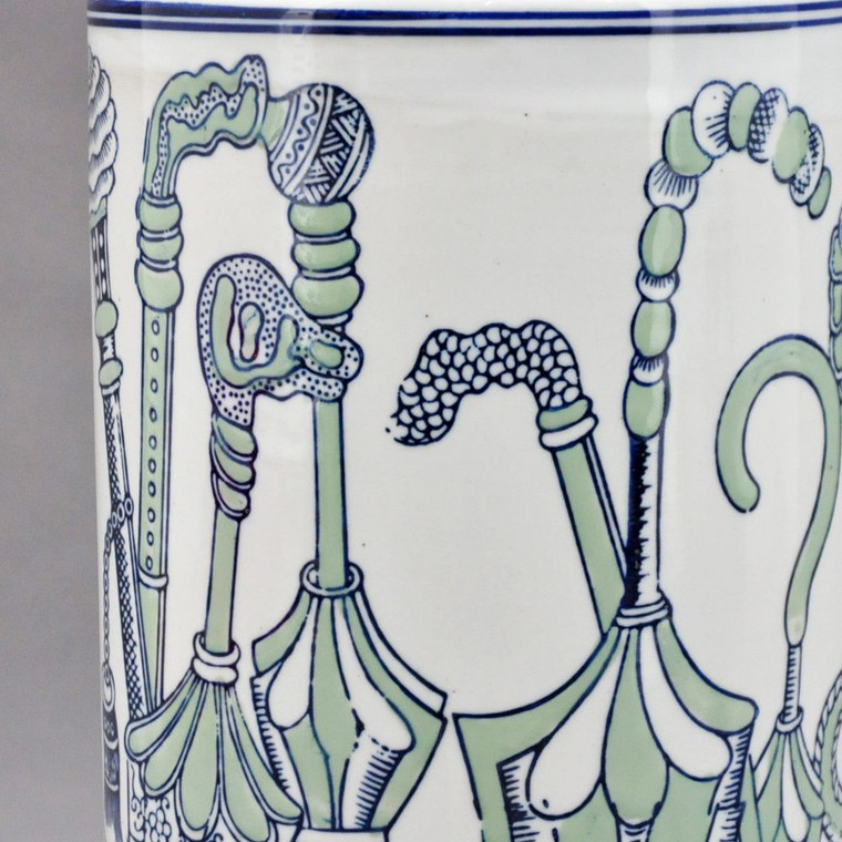 Premium Quality 18' Green Umbrella Design Umbrella Stand