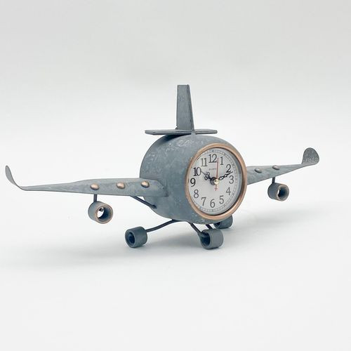 41CM AEROPLANE TABLE CLOCK