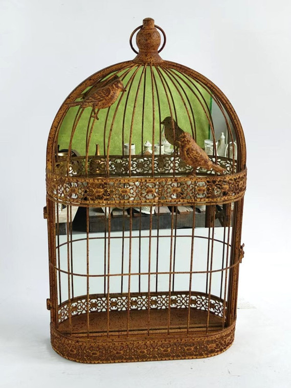 60CM RUSTY WALL MIRROR