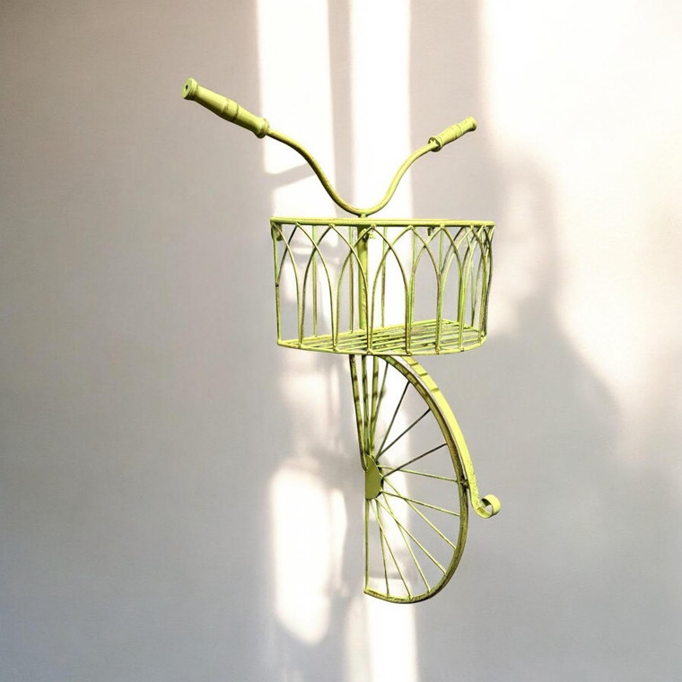 GREEN BICYCLE PLANTER