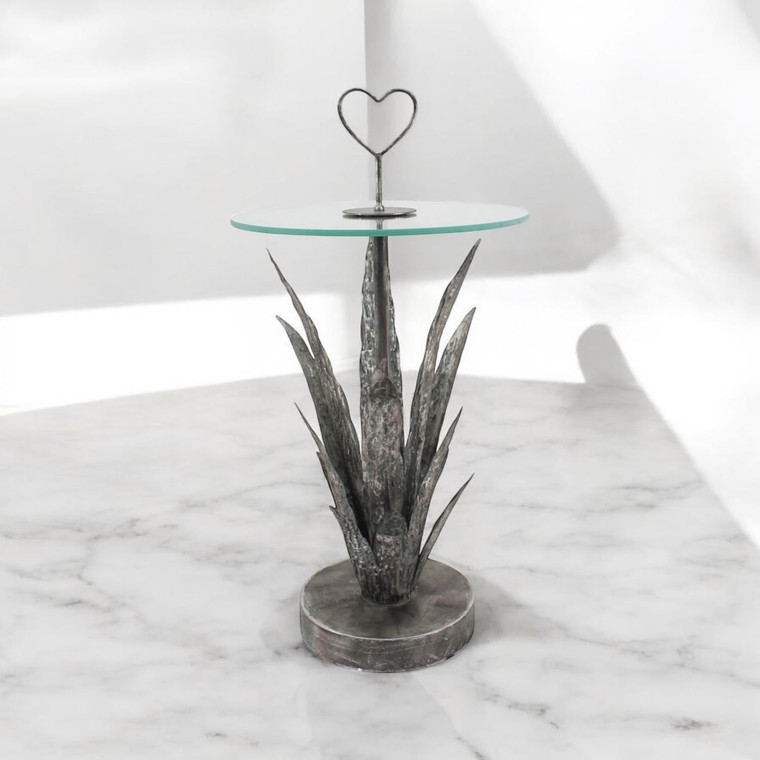 79CM METAL TABLE leaf design