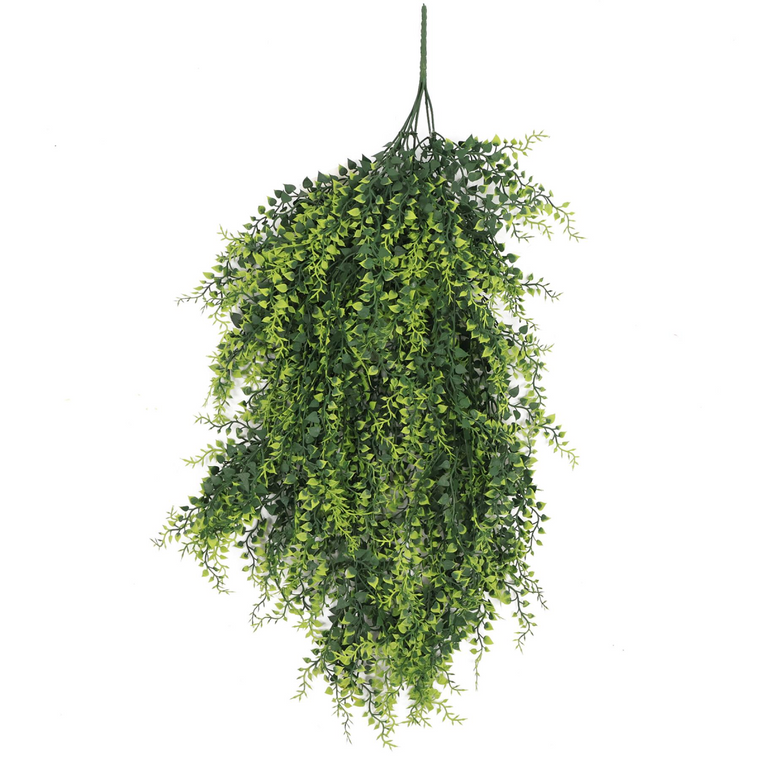 Hanging UV and Fire Resistant Artificial Foliage Plant 85cm
