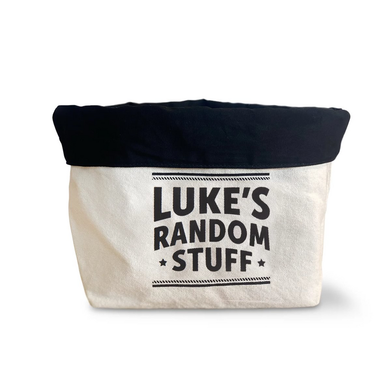 Pre-personalised Top Bloke Storage Pouch Gift For Bits and Pieces - Luke