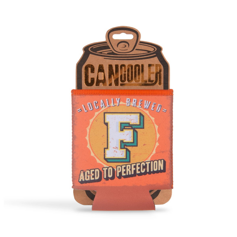 Pre-personalied Can Cooler Gift - For Cans and Bottles - F