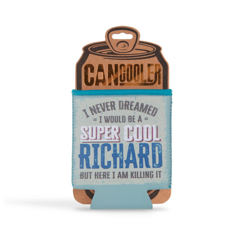 Pre-personalied Can Cooler Gift - For Cans and Bottles - Richard
