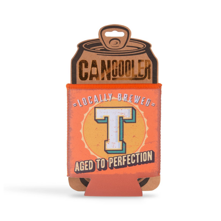 Pre-personalied Can Cooler Gift - For Cans and Bottles - T
