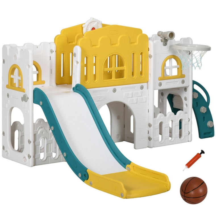 Wooden Swing Set Toddler Slide