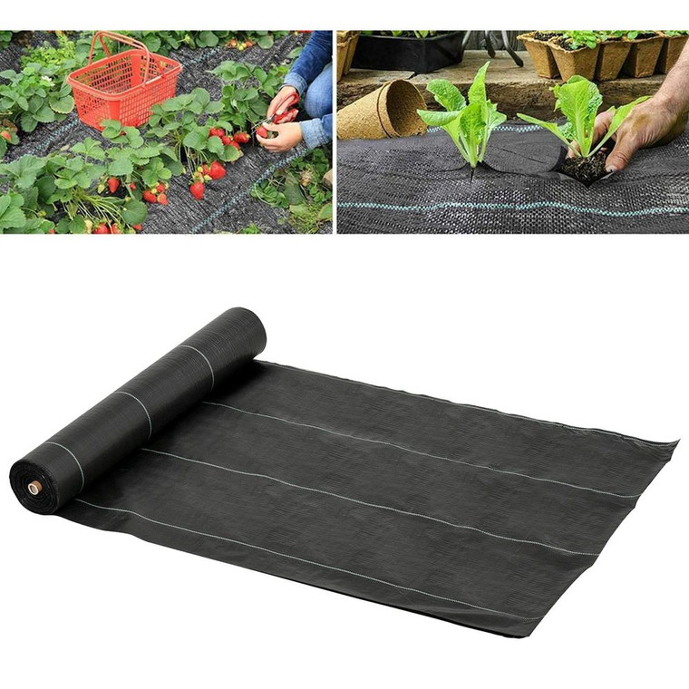 Weed Barrier Landscape Fabric Durable & Weed Block Mat & Superior Weed Control - 2m x 50m