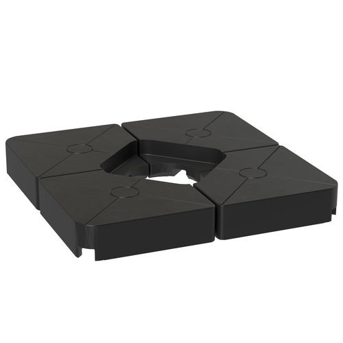 Outsunny Umbrella Weights for Offset Parasols, 64kg Sand/55kg Water Filled