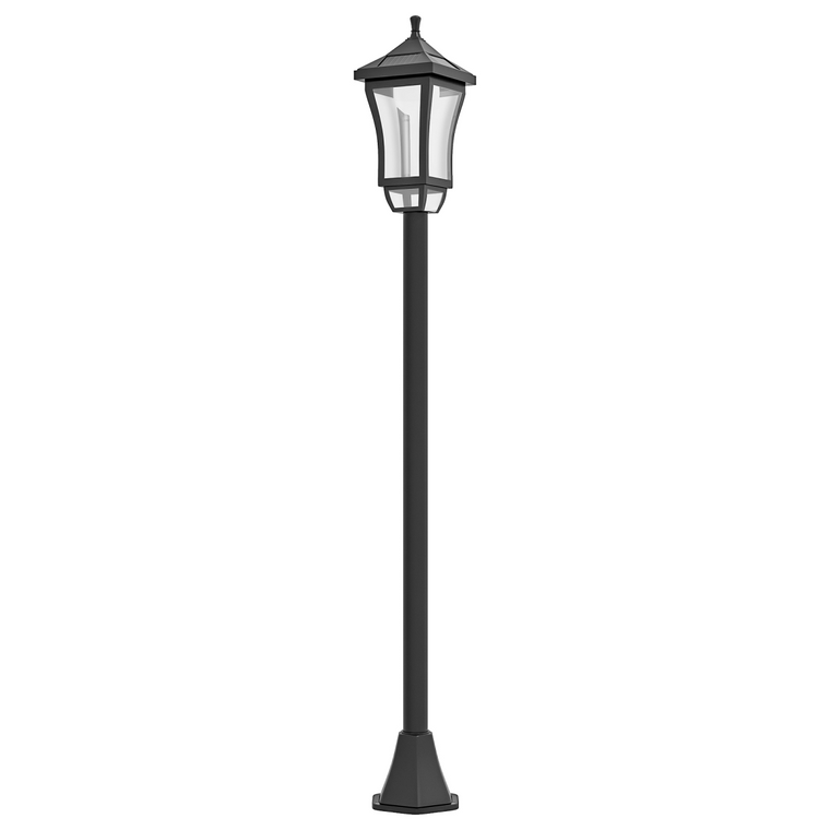 Outsunny 1.3 m LED Garden Lamp Post Light, Waterproof IP44, Cool White