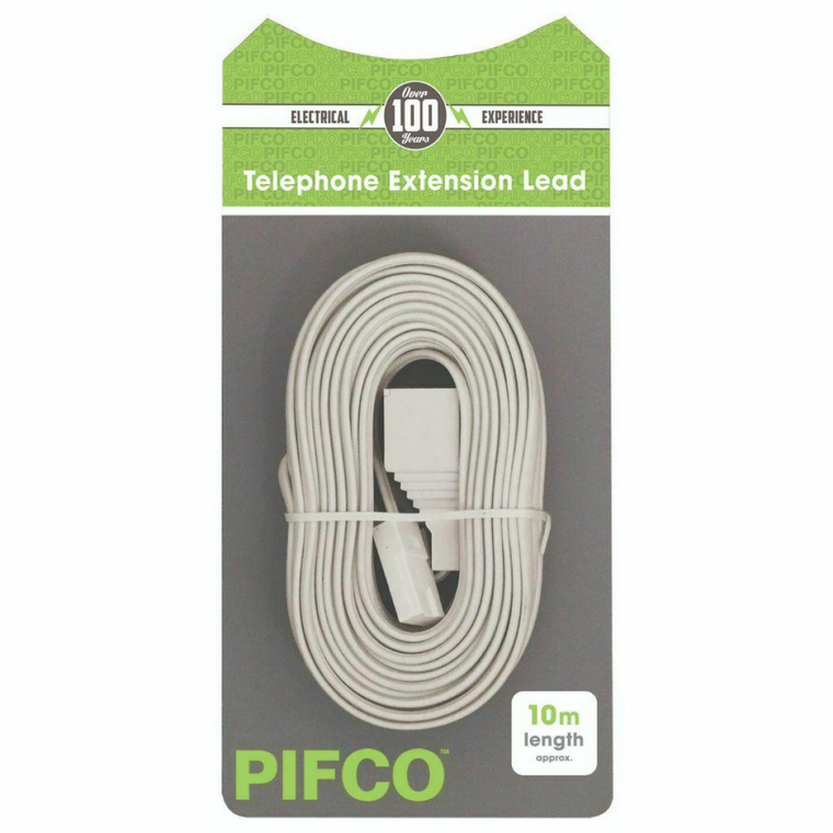Pifco 15m Telephone Extension Lead