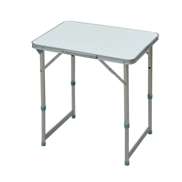 Outsunny Garden Outdoor Camping Aluminium Table Portable Folding Picnic Table - Silver