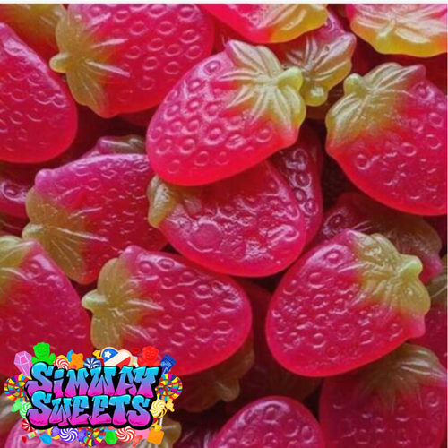 Giant Strawberries Simway Sweets - 1kg
