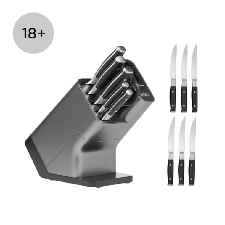 Ninja Foodi StaySharp Knife Bundle 6-Piece Knife Set and 6 Steak Knives