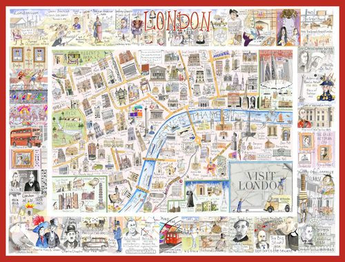 London - Tim Bulmer 1000 piece Jigsaw Puzzle