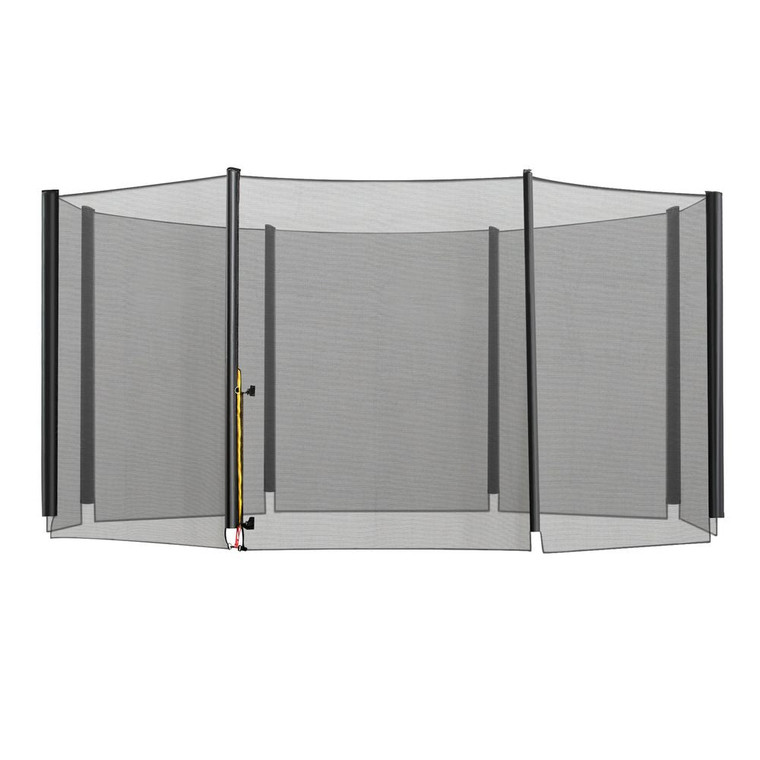 Premium 13FT Trampoline Replacement Net - Safe, Durable, Easy Install - 8 Pole Enclosure Net