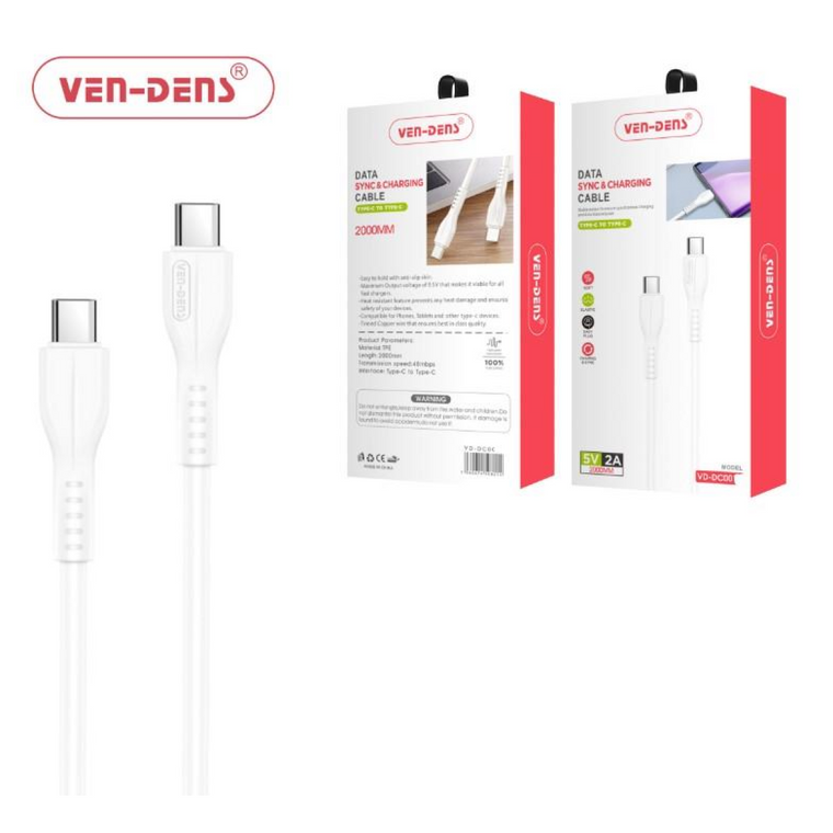 Ven-Dens Type C to Type C Cable VD-DCD06-1M