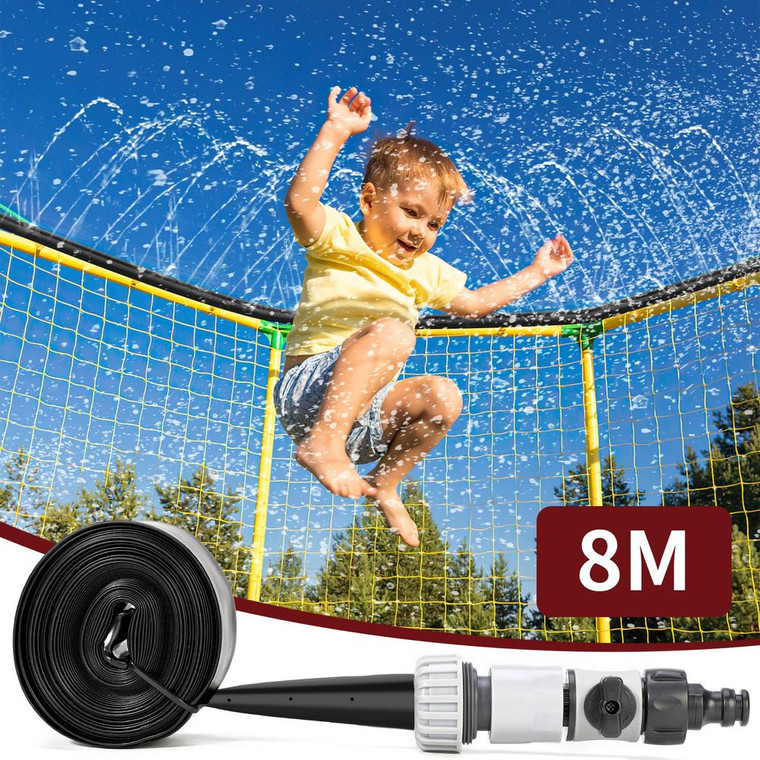 VINSANI TRAMPOLINE SPRINKLER: Turn Your Trampoline into a Water Park - Easy Install, Safe & Durable - 8m