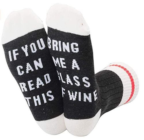 VINSANI BRING ME A GLASS OF WINE SOCKS 0009056