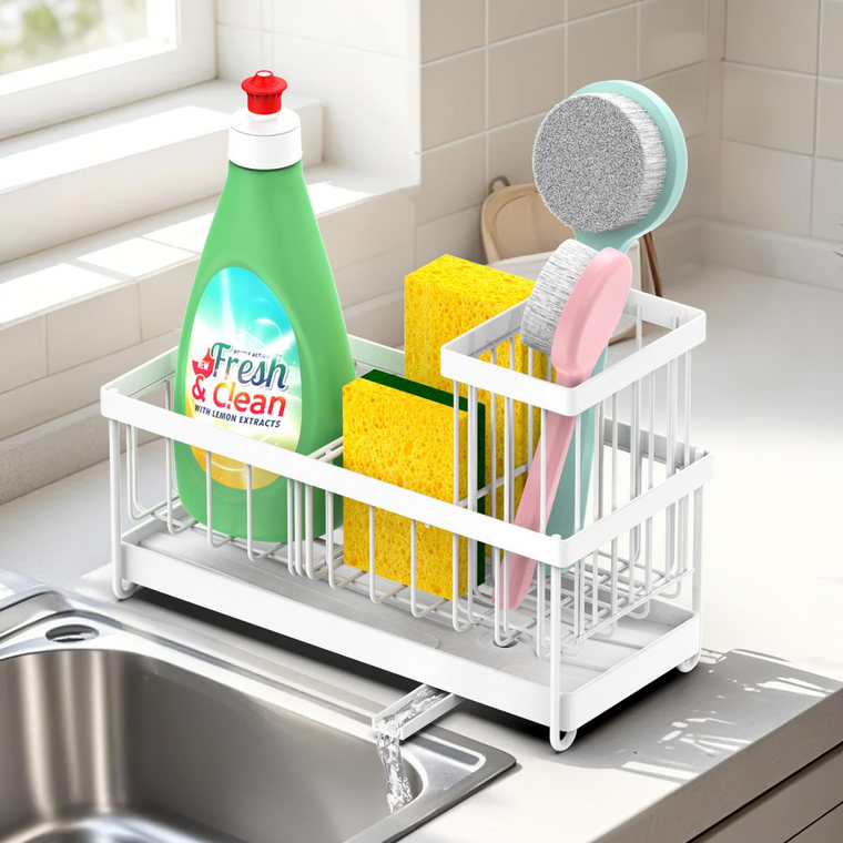 VINSANI WHITE SINK SPONGE HOLDER 1010499