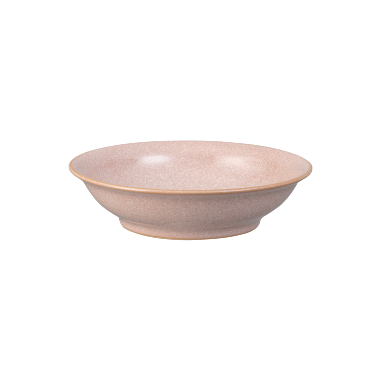 Denby Elements Sorbet Pink Medium Shallow Bowl Seconds