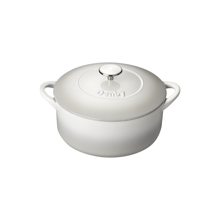 Denby Denby Natural Canvas Cast Iron 24Cm Round Casserole