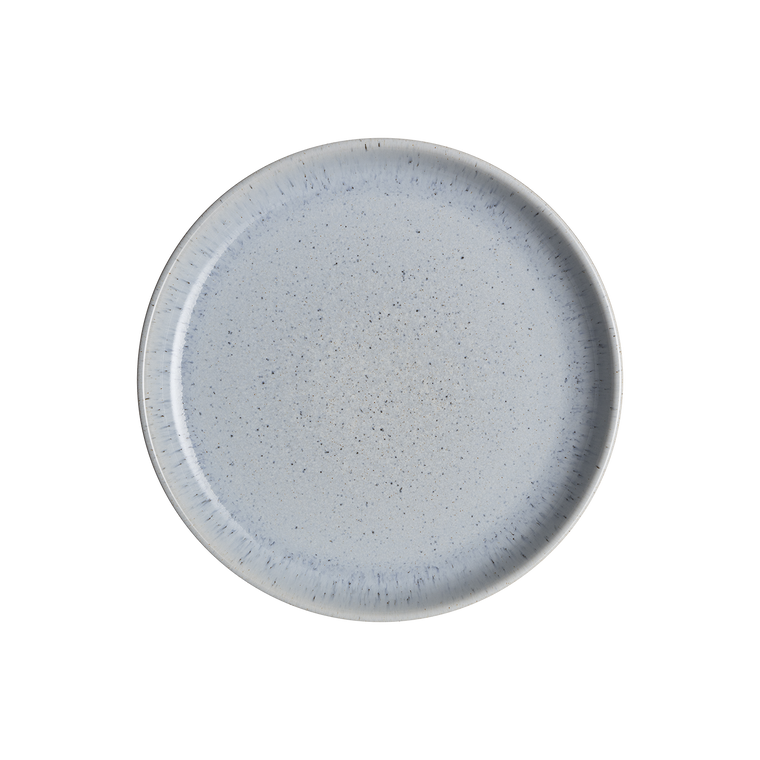 Denby Studio Blue Pebble Coupe Medium Plate