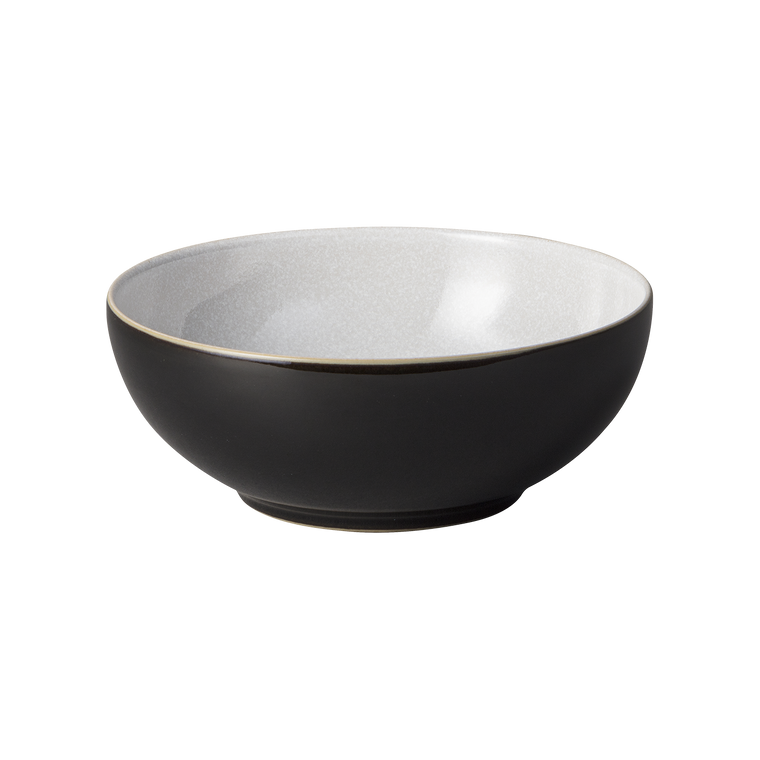 Denby Elements Black Coupe Cereal Bowl