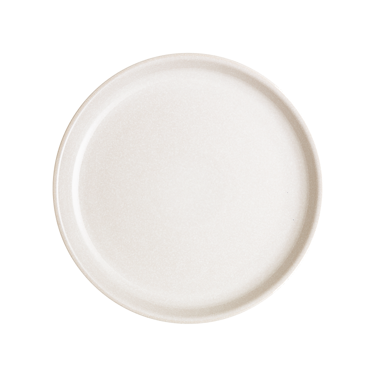 Denby Quartz Rose White Coupe Dinner Plate Seconds