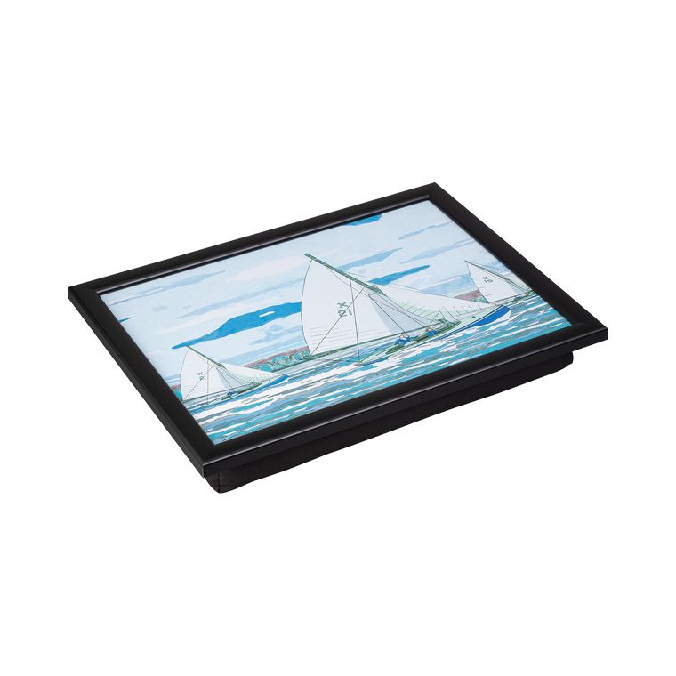 Denby Denby Sailing Laptray With Black Edge