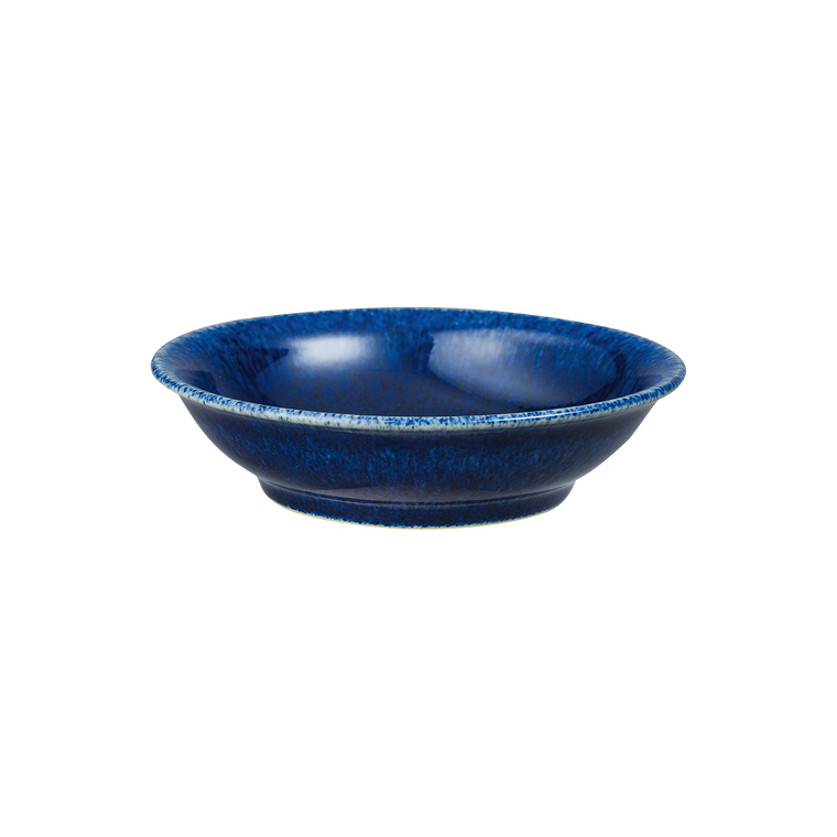 Denby Studio Blue Cobalt Medium Shallow Bowl Seconds