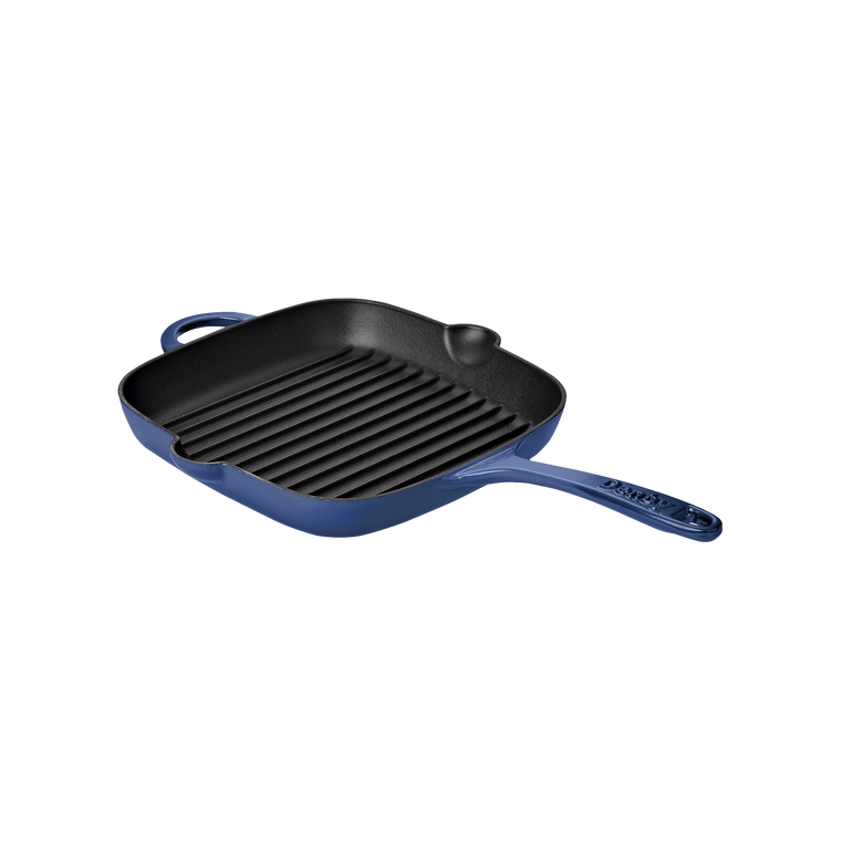 Denby Cobalt 25cm Cast Iron Griddle Pan