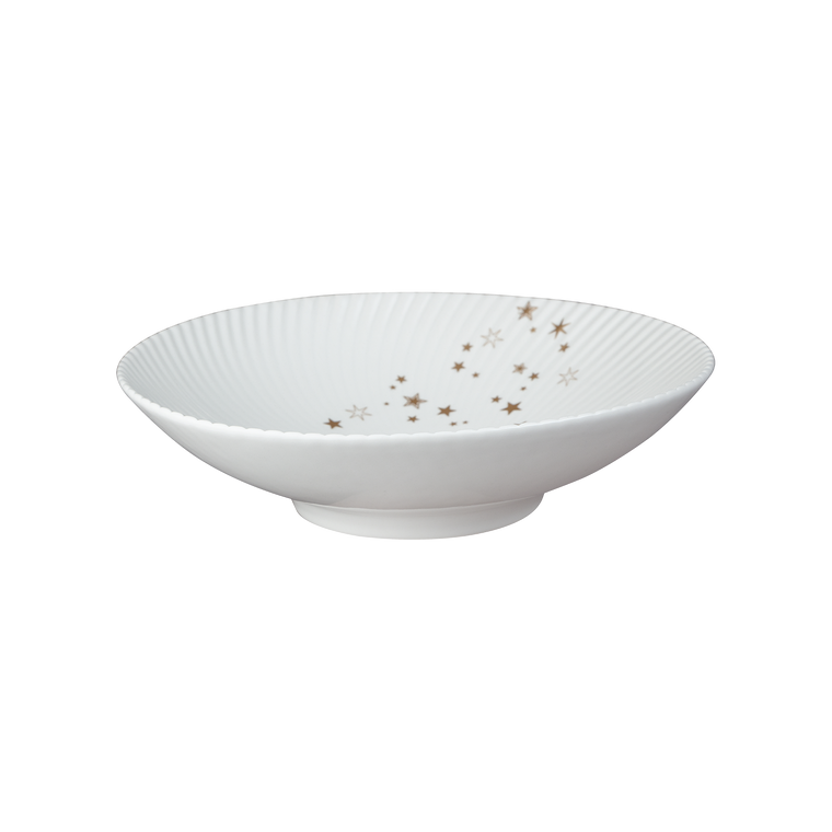 Denby Arc White Stars Pasta Bowl