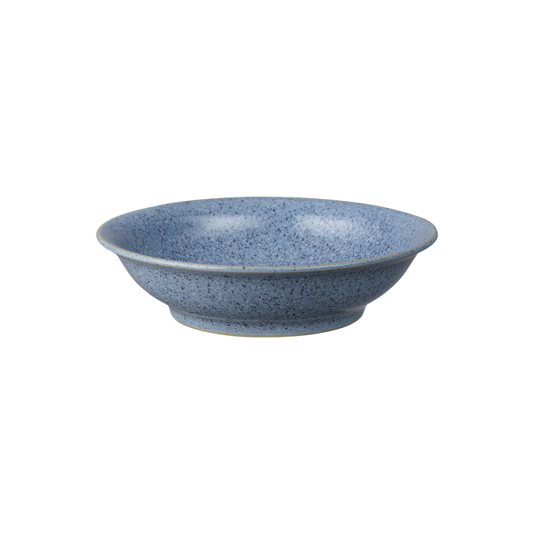 Denby Studio Blue Flint Medium Shallow Bowl