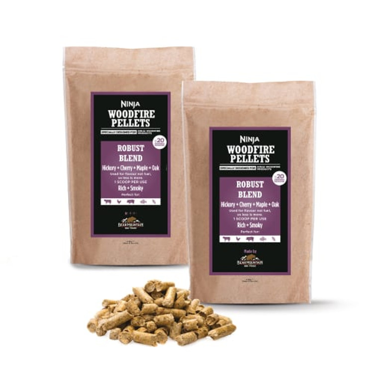 Ninja Woodfire Pellets Robust Blend Twin Pack OG701UK