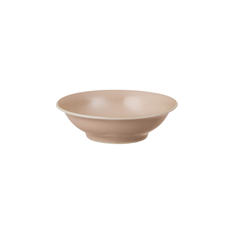 Denby Elements Shell Peach Small Shallow Bowl